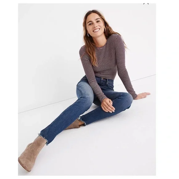 Madewell 10” High Rise Skinny Sz 26 - Picture 2 of 6